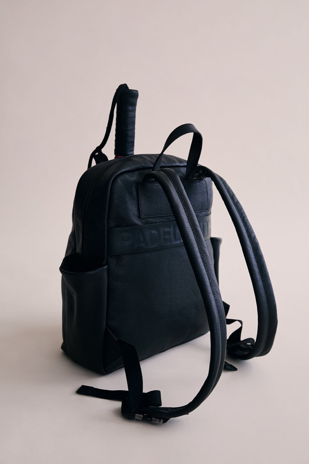The back of The Padelsmith Bag with its padded adjustable shoulder straps